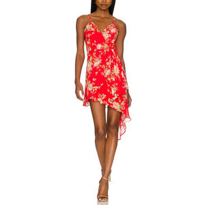 Yumi Kim 'Riri' Red Chiffon Dress Size M